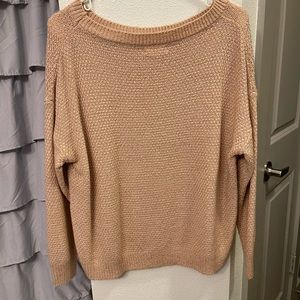 Tan/pink Sweater